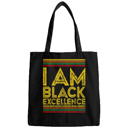 Black History Month I Am Black Excellence 1 Bags