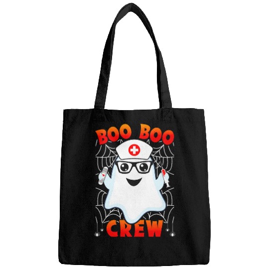 Groovy Boo Boo Crew nurses Funny Halloween nurses Bags