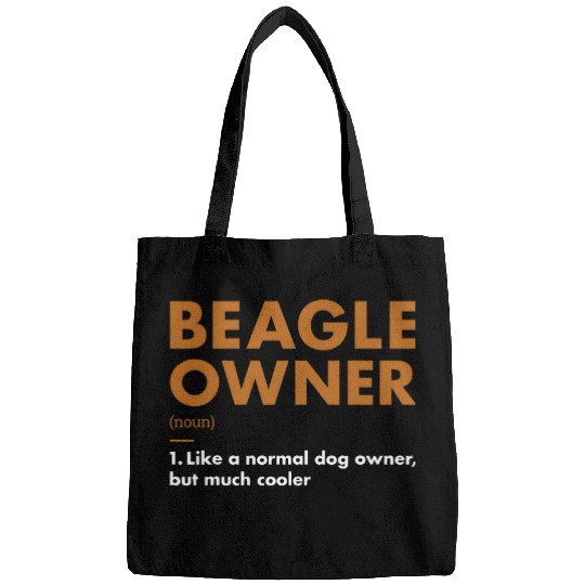 Dog Beagle Owner Definition Bags