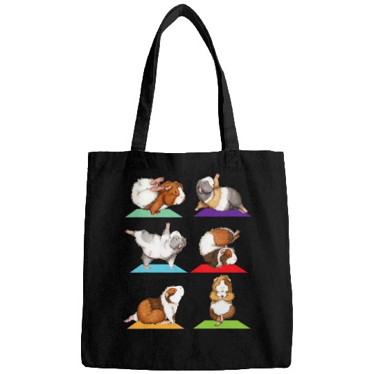 Guinea Pig Yoga 2Fitness Exercise Animal Rodent Pet Lover Bags