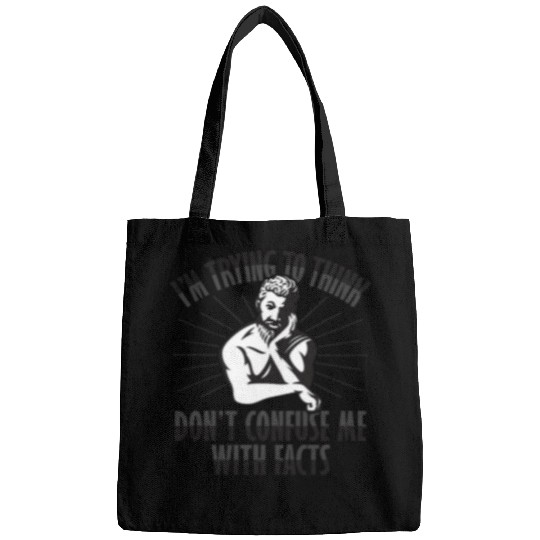 Thinking Facts Philosopher Design for a Philosophy Student Bags