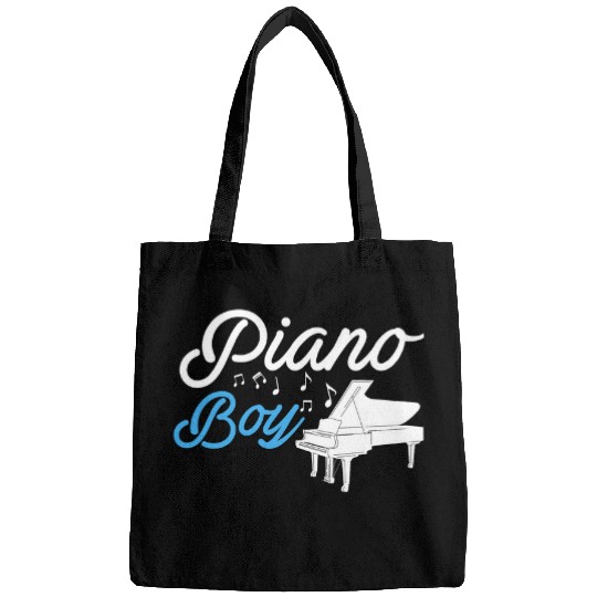 Funny Piano Music Boy Piano Player Pianist Bags