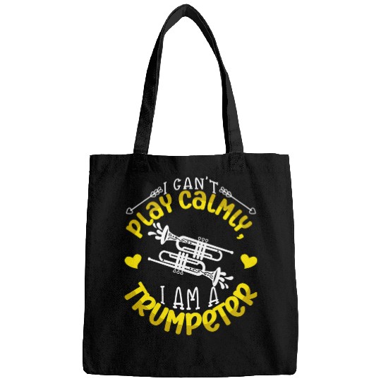 Funny Trumpet Trumpeter Brass Instrument Musician Trumpet Player 1 Bags