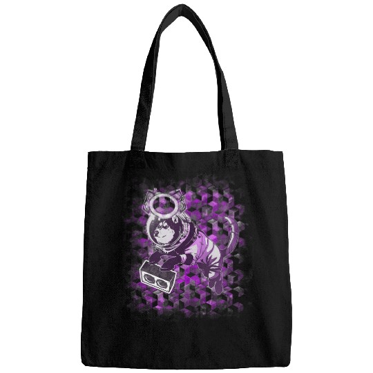 Funny Drummer Astronauthelmet Spaceshuttle Drum n Bass Gabber Frenchcore 1 Bags