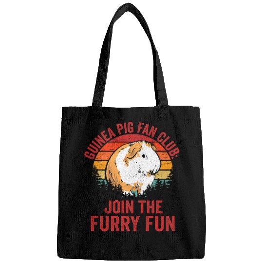 Guinea Pig Fan Club Join the Furry Fun Cavy Lover Rodent Bags