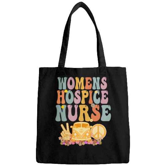 Womens Hospice nurses Week Groovy Appreciation Day For Women Bags