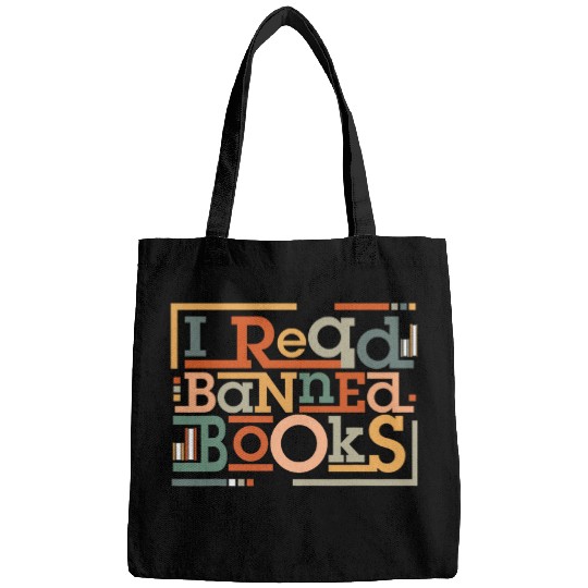I Read Banned Books Lover Reading Bookworm antis Book Ban Bags