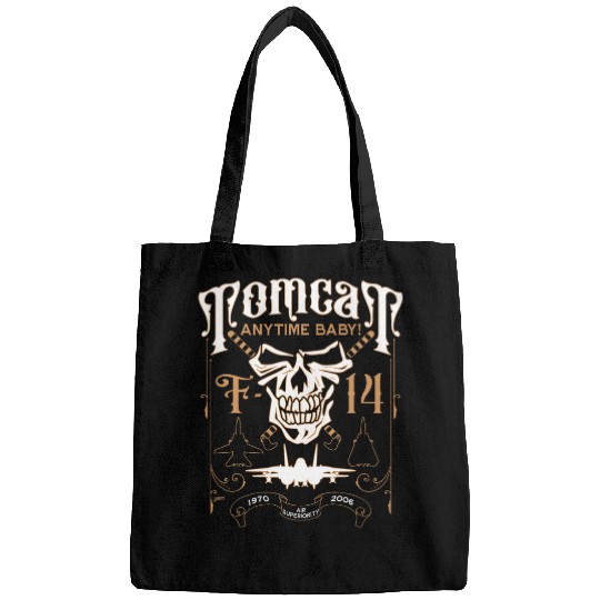 Classic F14 Tomcat Military Fighter Jet Skull Bags