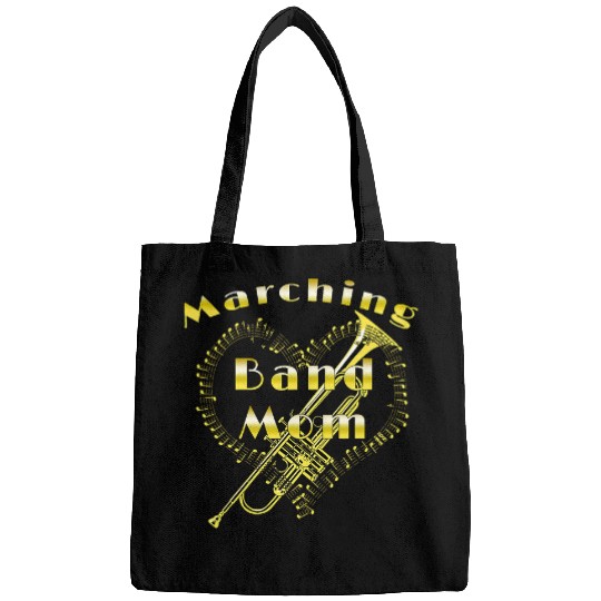Funny Trumpet Womens Marching Band Mom Trumpet Player Bags
