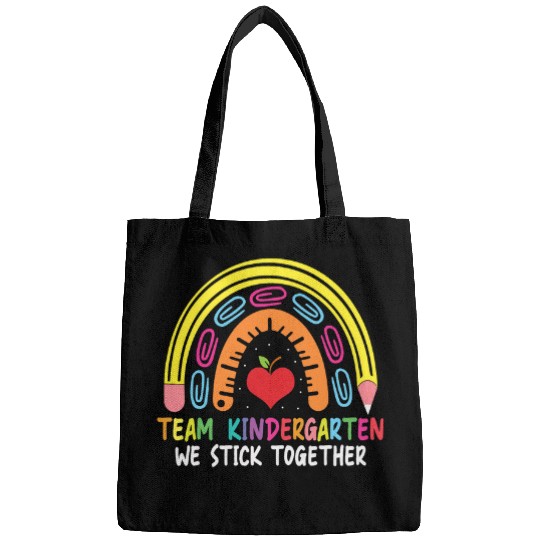 Team Kindergarten First Day Back To School Teacher Student Bags