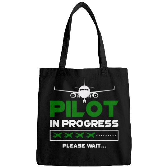 Pilot In Progress Flight Learning Future Pilot Bags