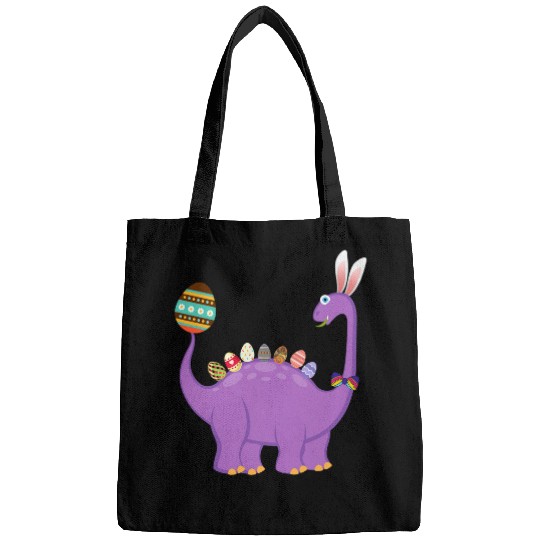 Brontosaurus Bunny Ears Egg Easter Day Dinosaur Dino Boys 2 Bags