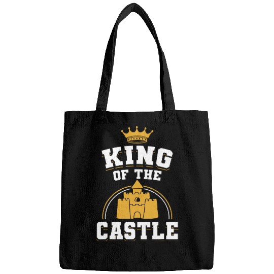 King Of The Castle Sand Castle Vacation Beach Bags