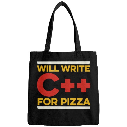 Funny Coder Programming Software Coding Pizza Programmer Bags