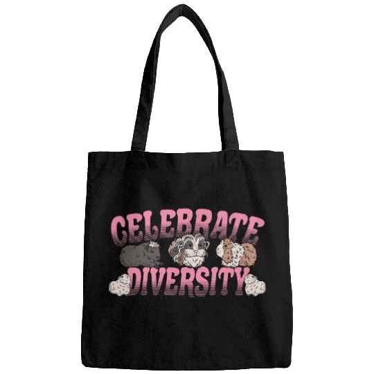Celebrate Diversity Guinea Pig Lover Guinea Pig Owner Bags