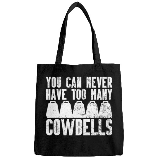 Cow Lover Bell More Cowbell vintages Funny Drummer Cowbell Funny 213 Bags