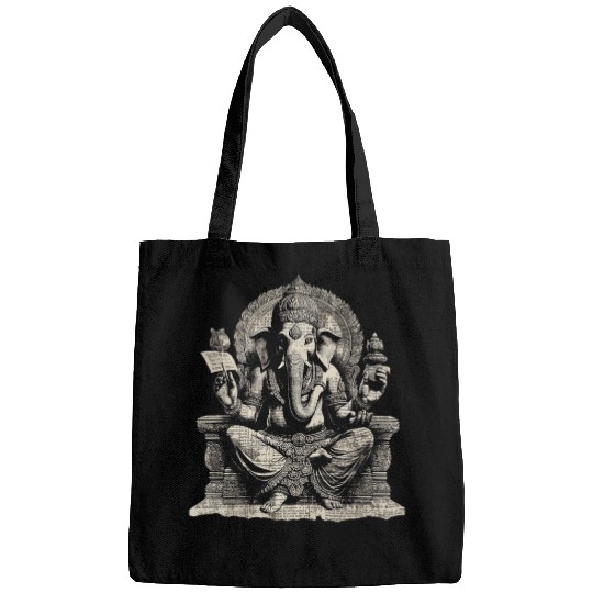 Hindu God Cool vintages Yoga Hindu Elephant God Graphic 2 Bags