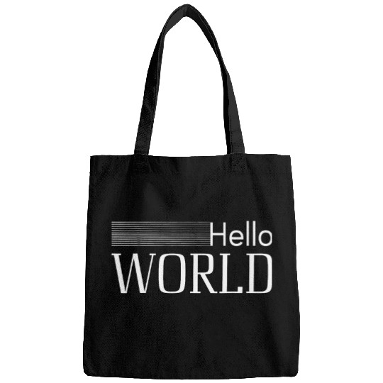 Hello World Coding Computer Scientist Software Developer 3 Bags