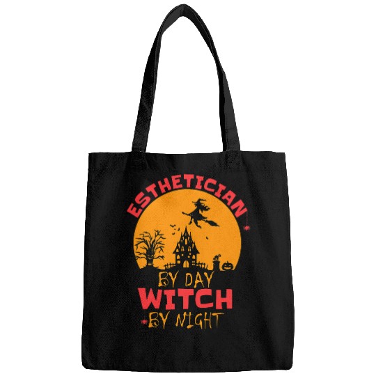 Halloween Esthetician By Day Witch By Night Esthetician Bags