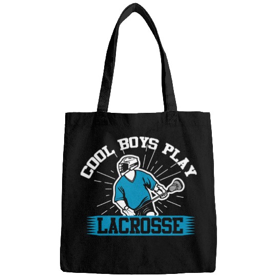 Sport Lacrosse Gift Kids Lacrosse Boy Lacrosse Lover Funny Lacrosse Player Bags