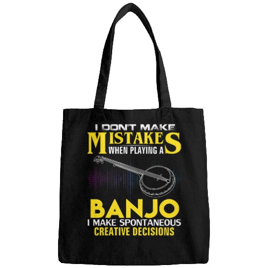 Funny Banjo I Dont Make Mistakes Banjo Funny Music Orchestra Gift Bags