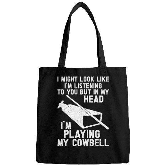 Cow Lover Bell More Cowbell vintages Funny Drummer Cowbell Funny 26 Bags