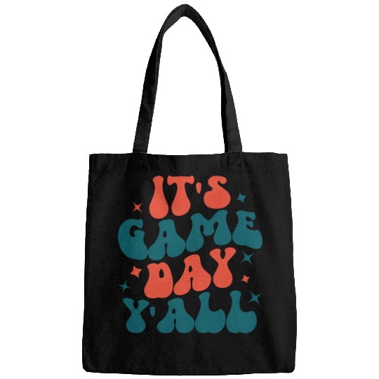 Funny Basketball Its Game Day Yall Football Baseball Basketball Soccer Bags