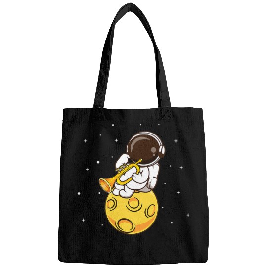 Funny Trumpet Trumpeter Astronaut Space Trumpet Player Musicians Bags