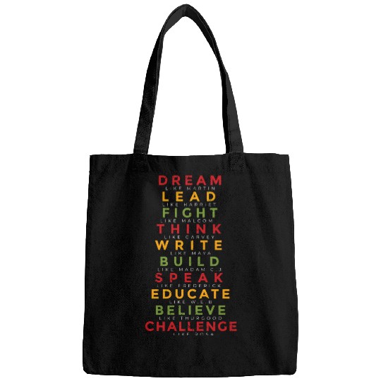 Black History Month Black Pride Leaders Black Power Bags