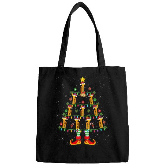 Funny Trumpet xmass Holiday Lighting Trumpet Christmas Tree Bags