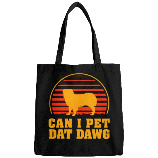 Can I Pet Dat Dawg Mini Australian Shepherd Dog Lover Aussie Bags