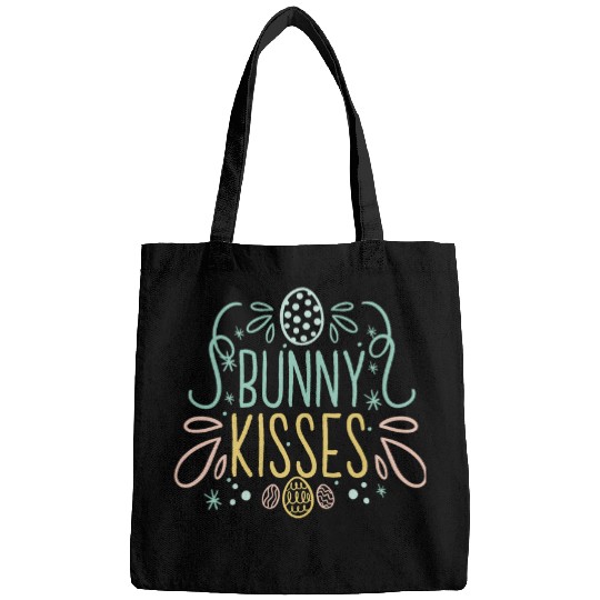 Bunny Kisses Cute Girls Easter Egg Hunting Bunny Rabbit Bags