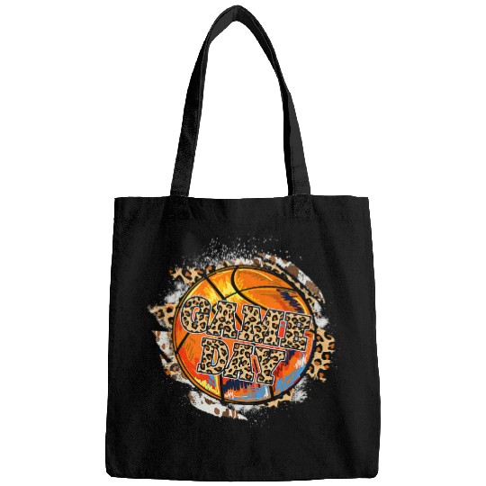 Funny Basketball Game Day Leopard Basketball Funny Mothers Day Women Gifts 2 Bags
