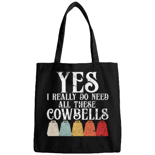 Funny Drummer Bell More Cowbell Vintage Funny Drummer Cowbell Funny 28 Bags