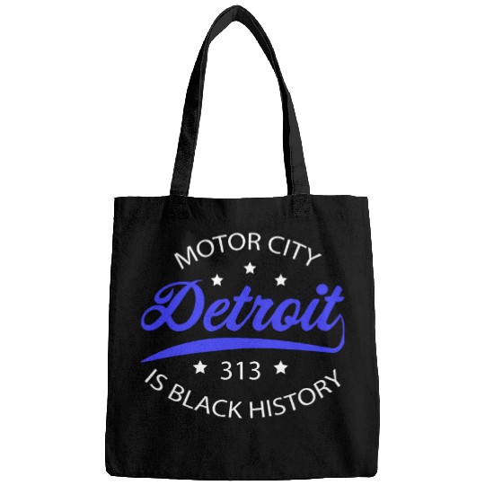Detroit 313 Motor City Black History Month Bags