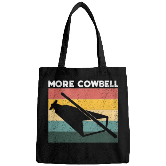 Funny Drummer Bell More Cowbell Vintage Funny Drummer Cowbell Funny 212 Bags