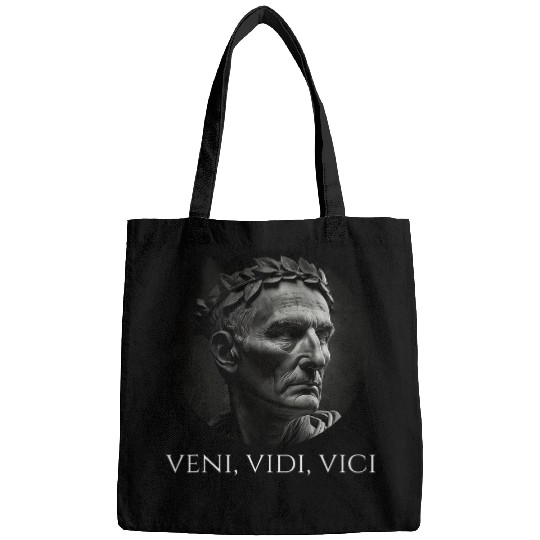 Gaius Julius Caesar Veni Vidi Vici Latin Quote Rome Bags