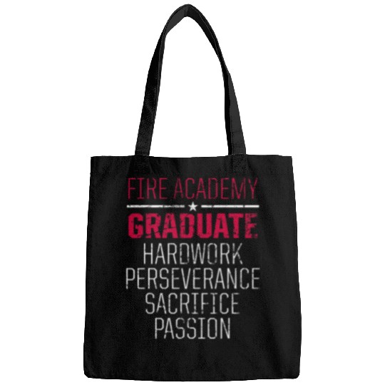 Academy Student Hardwork Fireman Graduation Bags