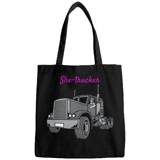 Female Trucker Crosscountry Big Rig Driver Bags
