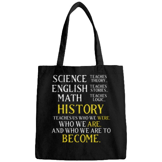 History Lover Gift for Student Professor History Buff Bags