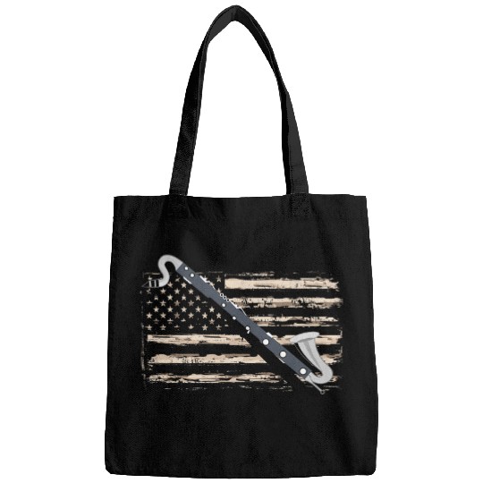 Funny Clarinet Bass Clarinet Camouflage American Flag Clarinetist Bags
