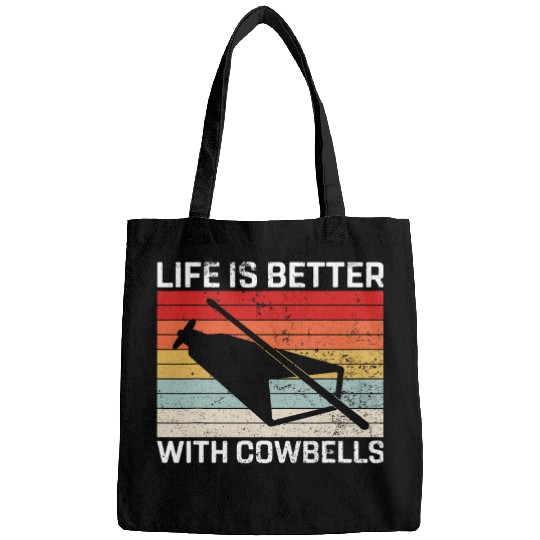 Funny Drummer Bell More Cowbell Vintage Funny Drummer Cowbell Funny 21 Bags