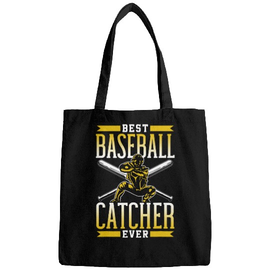 Sport Baseball bests Baseball Catcher Ever Sayings Player Hobby Bags