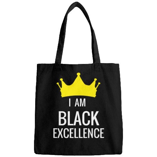 I Am Black Excellence African History Inspirational Bags