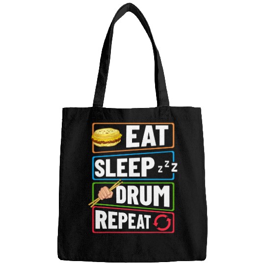 Funny Drummer Percussion Instrument Drum Music Drummer Musician Player Bags