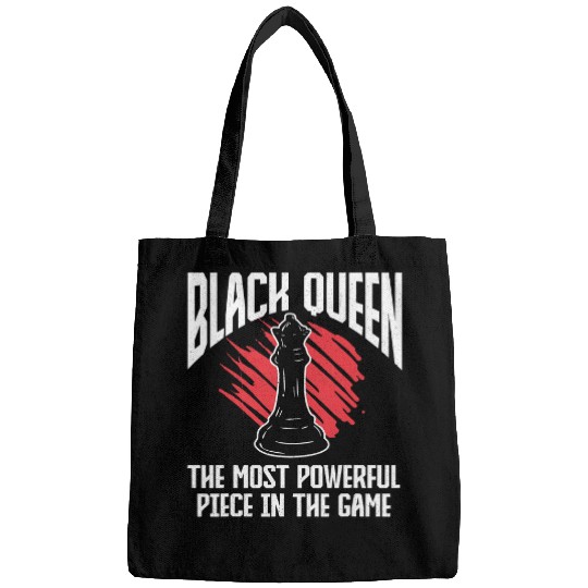 Black Queen The mosts Powerful Piece Chess African American Bags