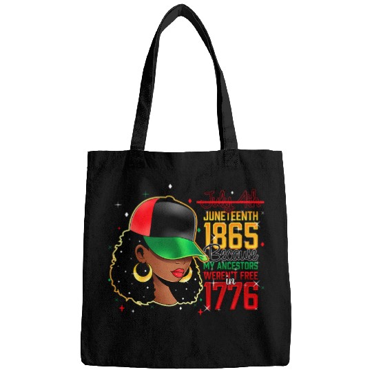 Juneteenth 1865 Black History American Pride Melanin African 10 Bags