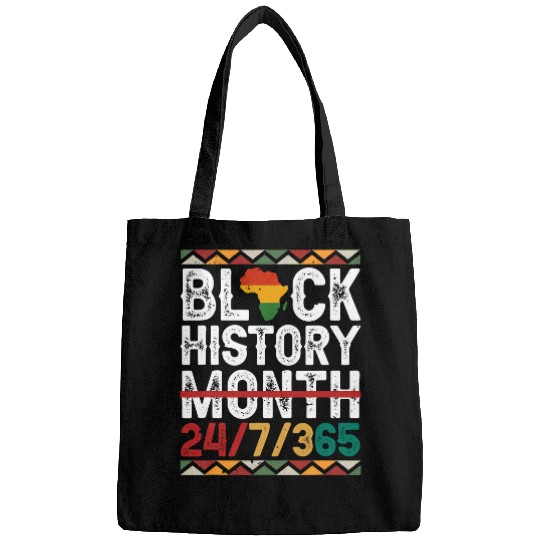 Black History Month Pride African Melanin Black History Bags