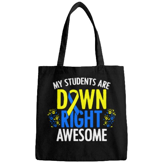 Down Syndromes Awareness Advocacy for Student SPED Teacher Bags