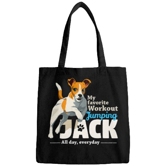 Jack Russell Pet Dog Gift For A Dog Owner Bags